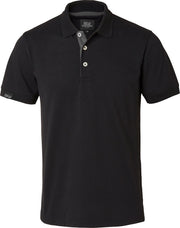 Weston Poloshirt, Herren, schwarz/grau.