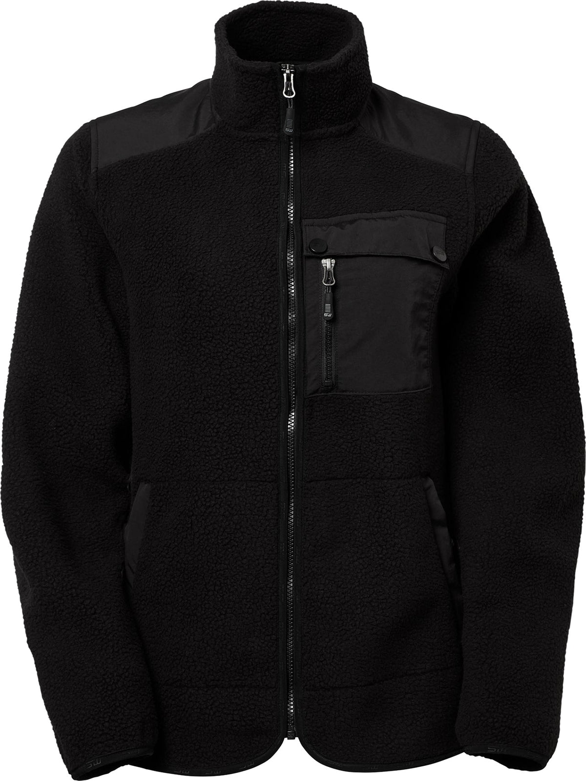 Polly Fleece, Damen, schwarz