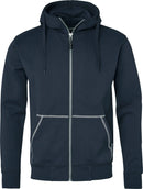 0302 Sweatjacke, Unisex, navy blau