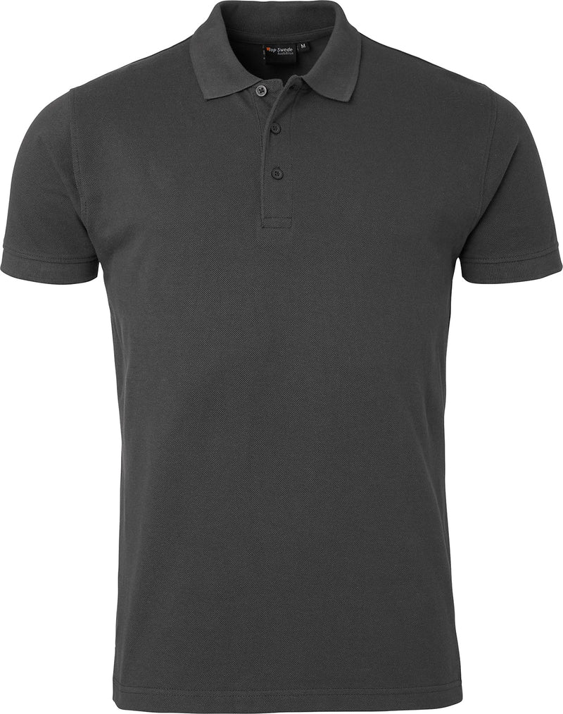 190 Poloshirt, Herren, dunkel grau