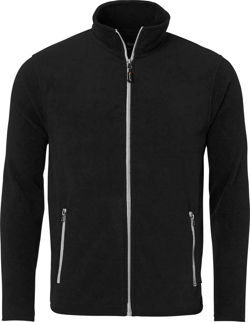 154 Fleecejacke, Unisex, schwarz