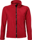 1642 Fleecejacke, Damen, rot