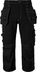 309 Handwerker 3/4 Hose, Unisex, schwarz