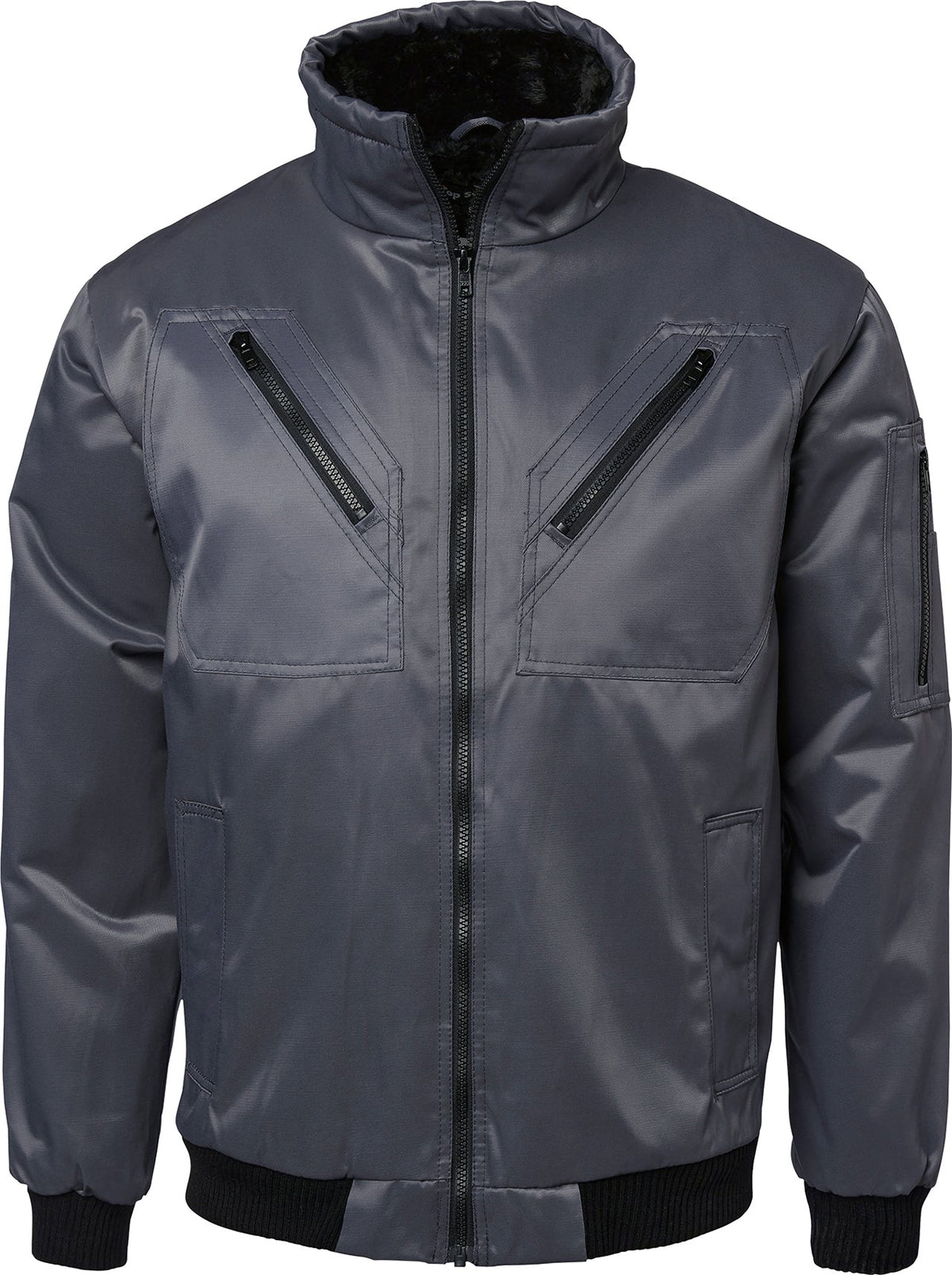 5026 Jacke, Unisex, dunkel grau