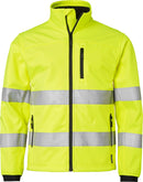 7621 Warnschutz Softshelljacke, gelb
