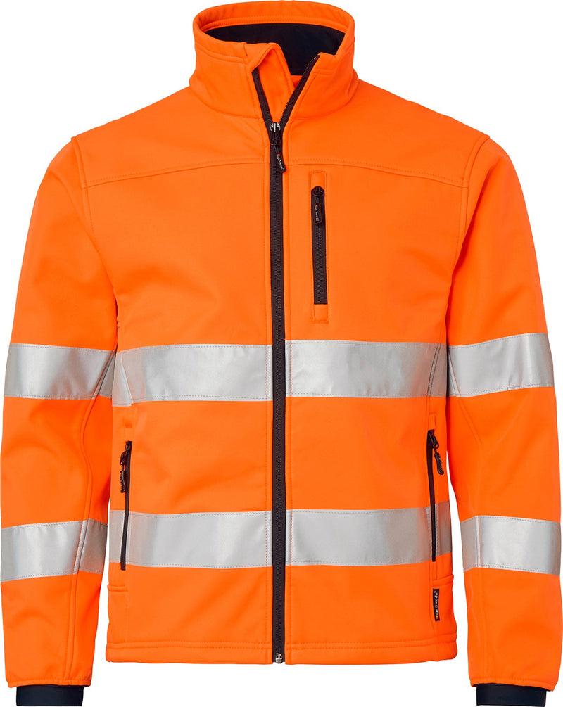 7621 Warnschutz Softshelljacke, orange