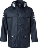 9195 Regenjacke, Unisex, blau