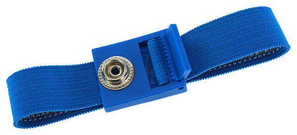 ESD Armband PRO | 10mm Druckknopf - blau