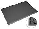 ESD Bodenmatte 950 x 1850mm | flache Noppen - schwarz