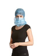 Frau mit Astronautenhaube