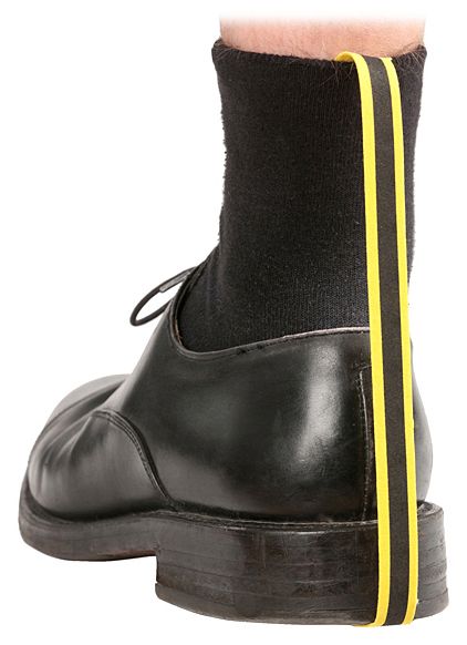 ESD Einwegfersenband - flache Schuhe, selbstklebend | VE: 100 Stück