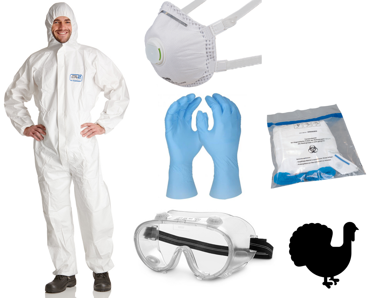 Avian flu infection protection set BASIC