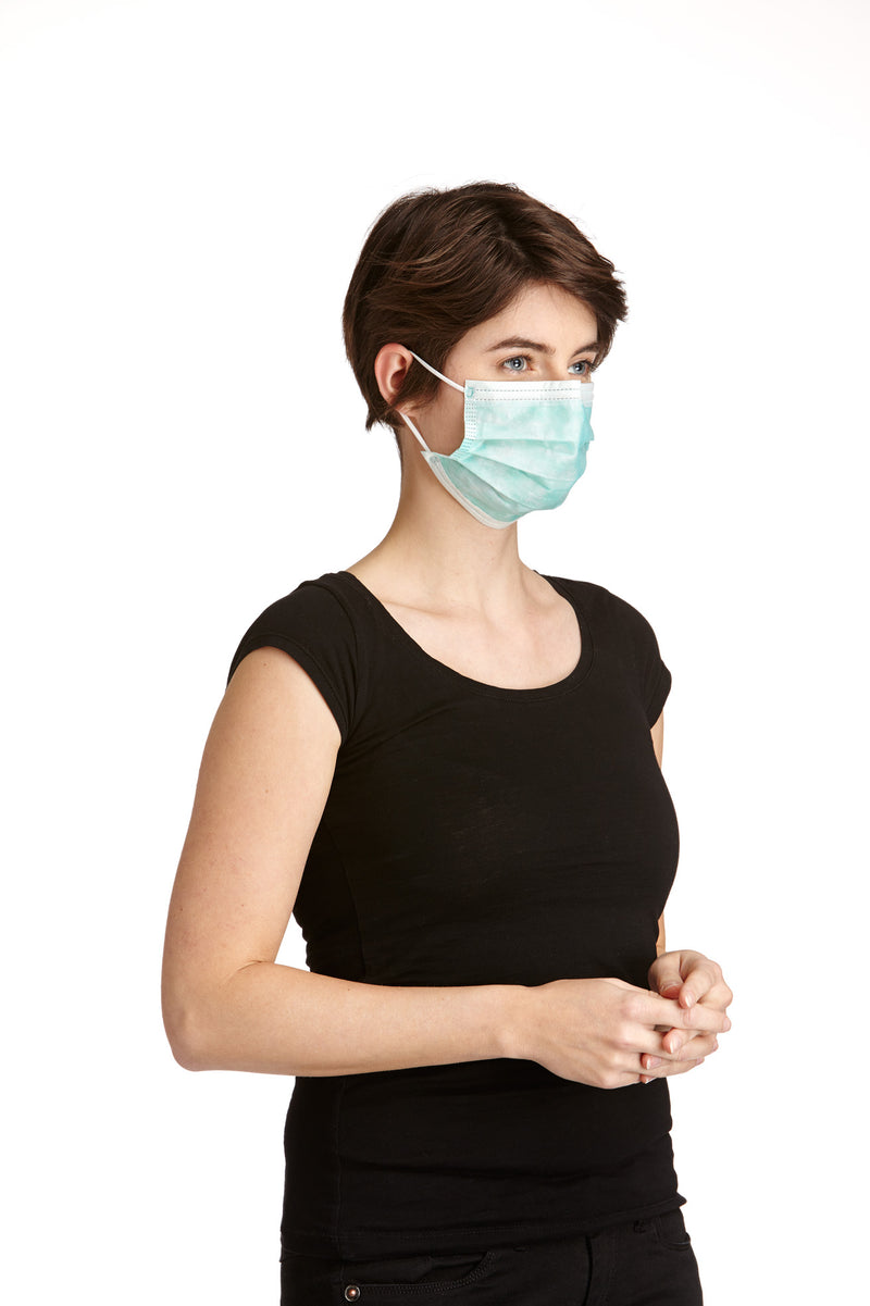 Hygiene mask, with rubber loop