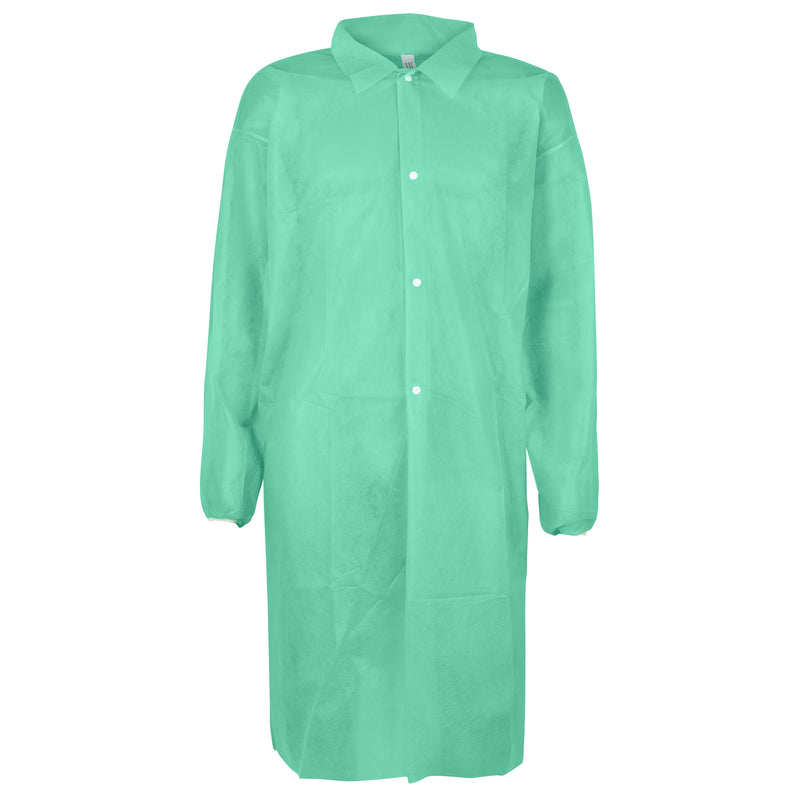 PP disposable gown - green