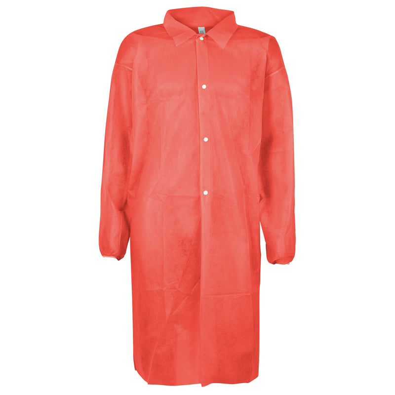 PP disposable gown - red