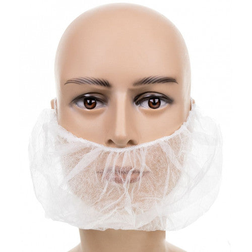 Beard cover, extra large - white