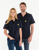 ESD polo shirt 210 g/m² with chest pocket | navy