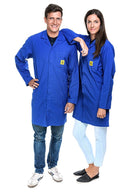 ESD-Arbeitsmantel "pro Line" 146 g/m² | blau