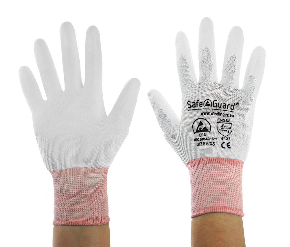 hertha handschuhe ESD Handschuhe weiß/orange kaufen | sicher